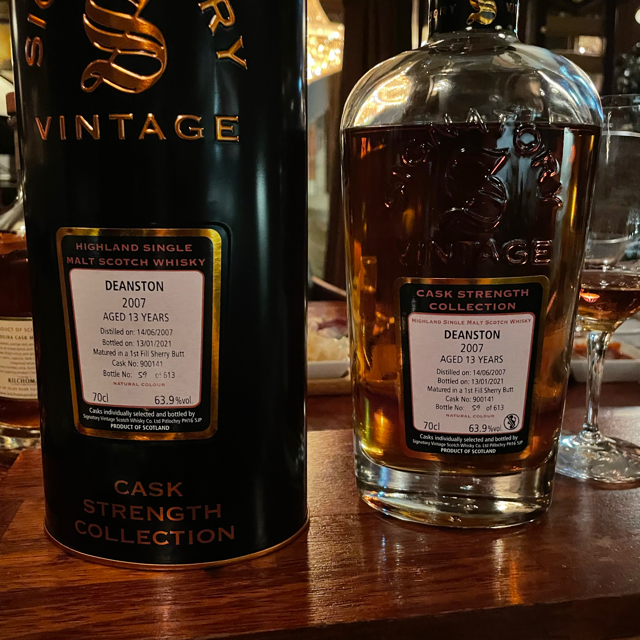 Signatory vintage deanstone 2007 13yo