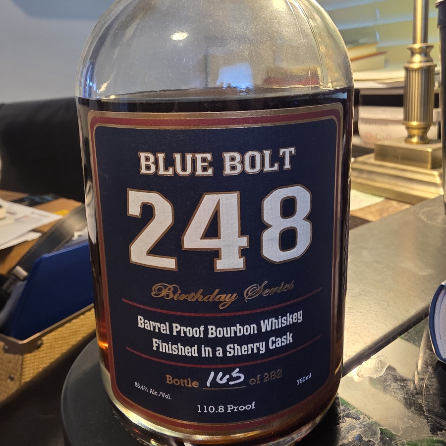 Crittenden's Blue Bolt 248 Birthday Series