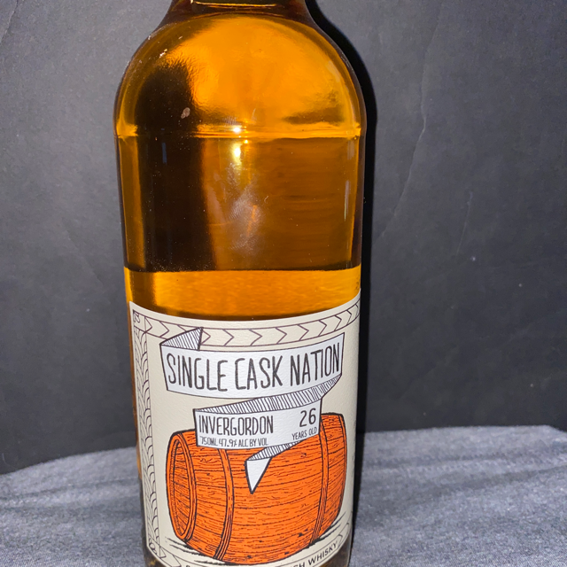 Single Cask Nation Invergordon 26 yr