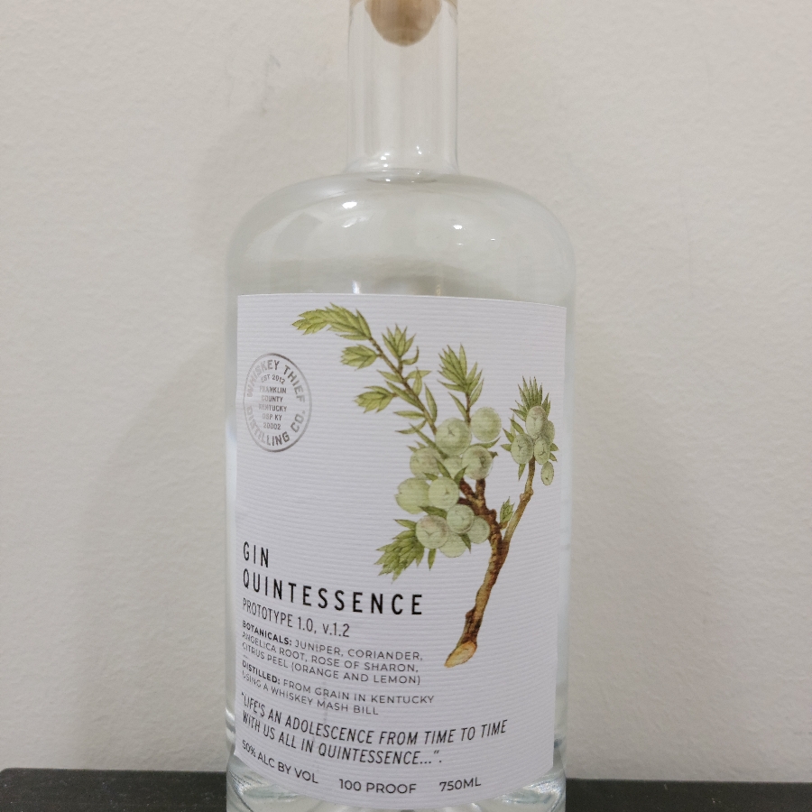 Whiskey Thief Distilling Co. Gin Quintessence