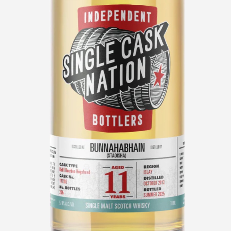 Bunnahabhain Staoisha 2013 11 Years (Single Cask Nation) Cask 171182