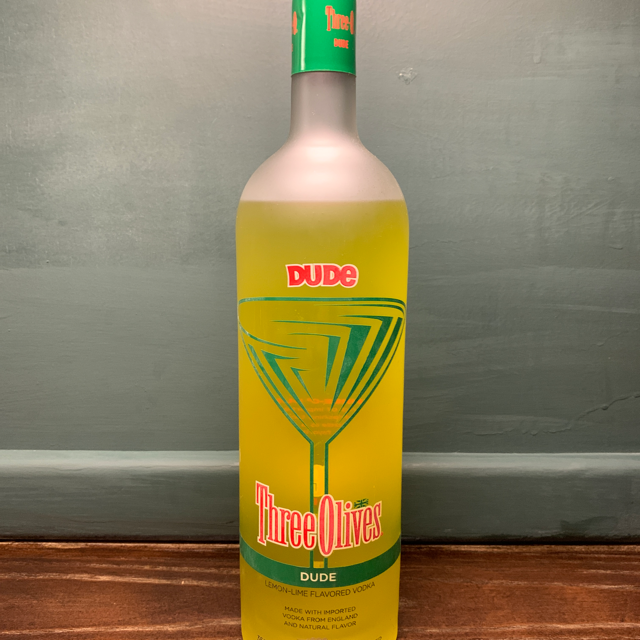 Three Olives DUDE. Lemon-Lime Flavored Vodka