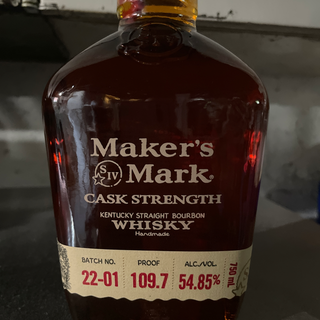 Maker's Mark Cask Strength 22-01