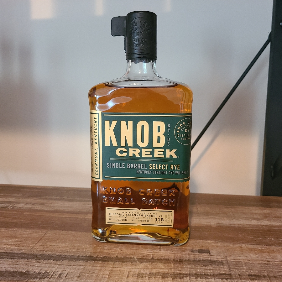 Knob Creek Single Barrel Select Rye (Historic Savanah Barrel V2)
