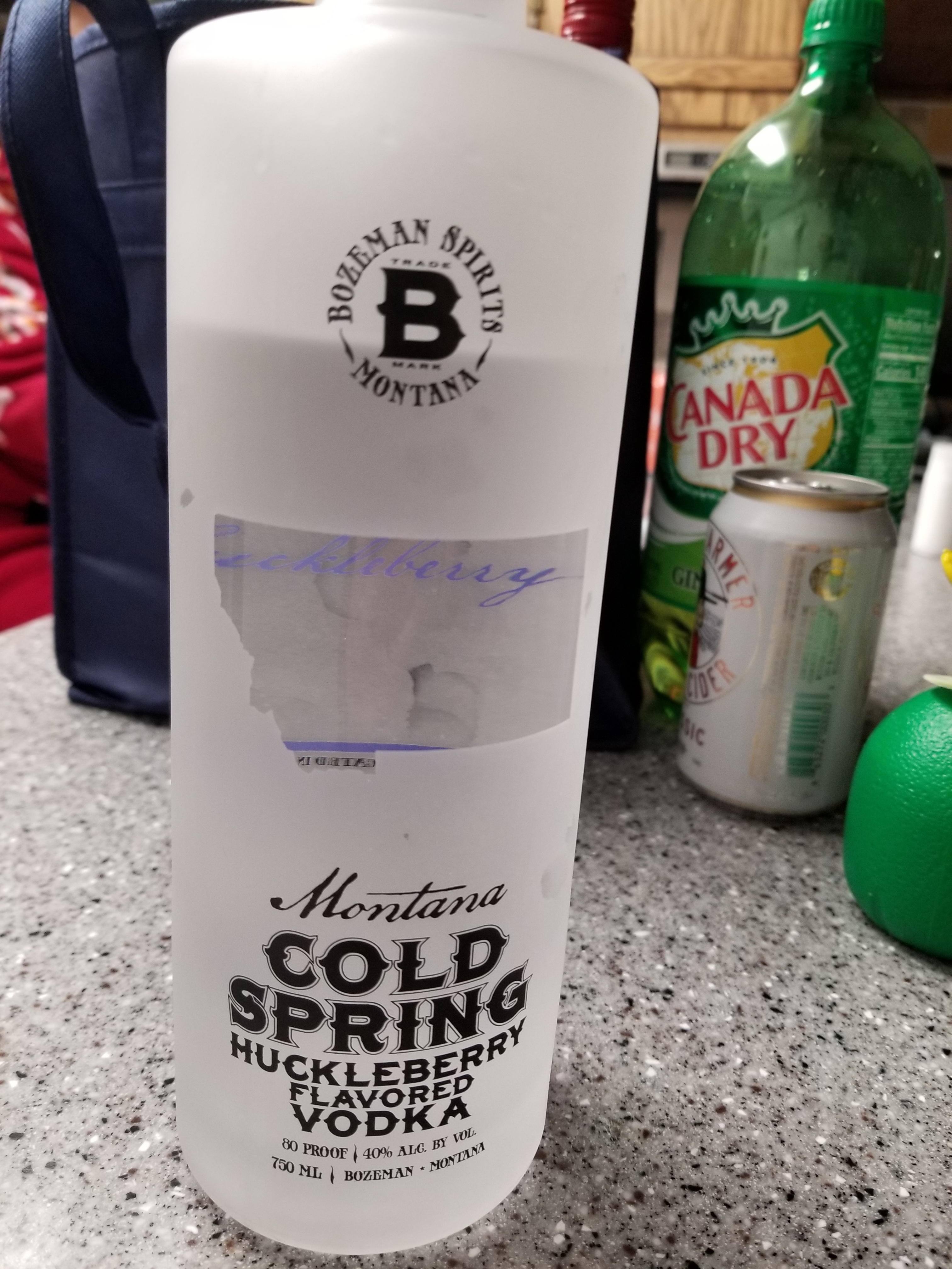 Montana Cold Spring Huckleberry Vodka