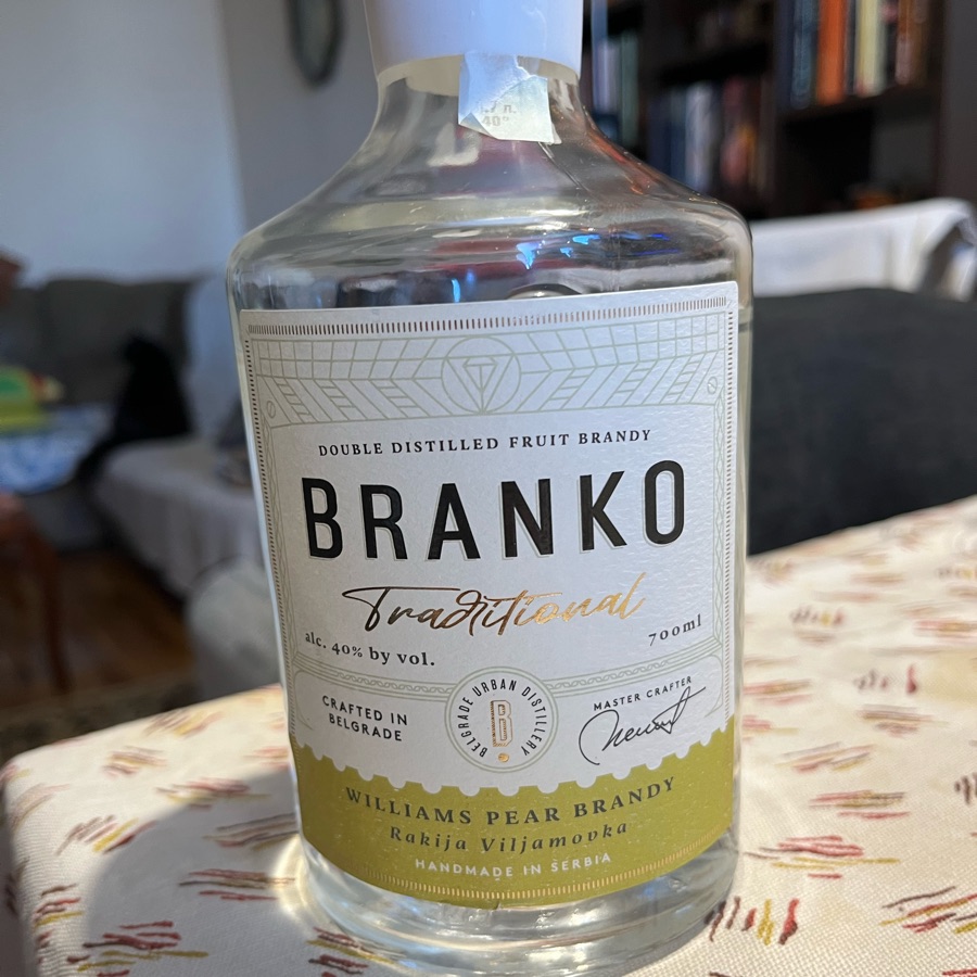 Branko Pear Brandy Viljamovka