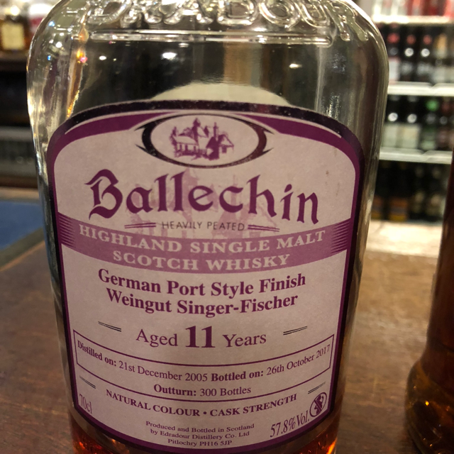 Ballechin 11 year Weingut Singer-Fischer
