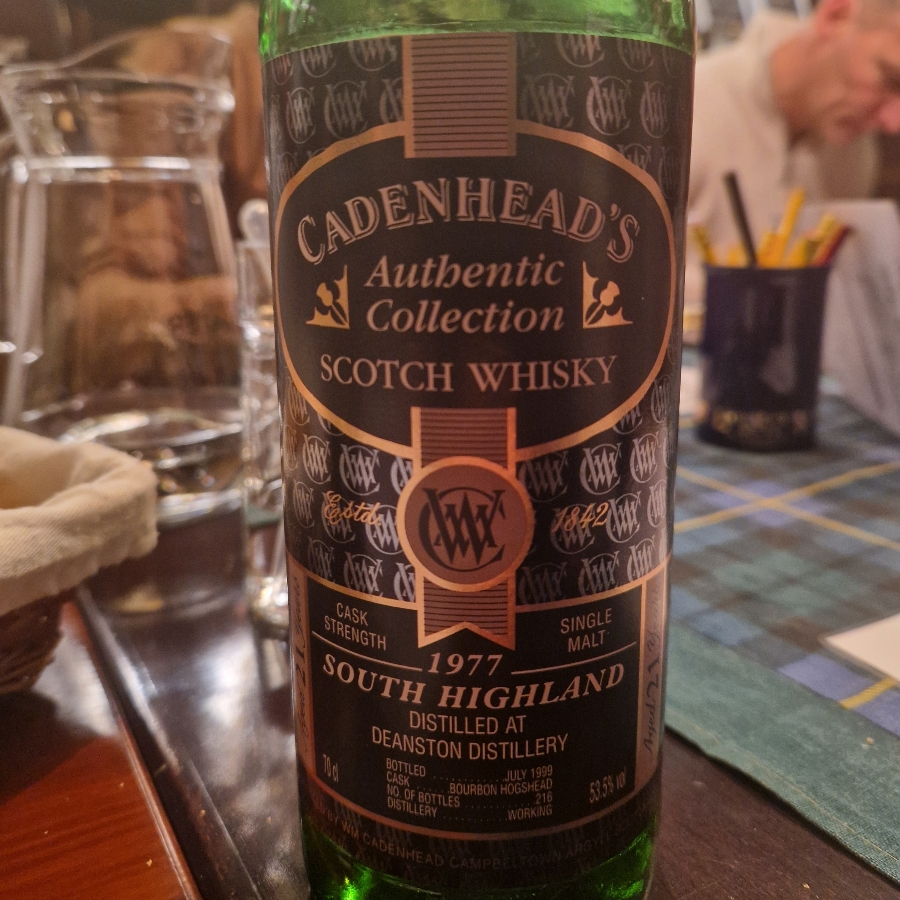 Deanston 1977 (Cadenhead's)