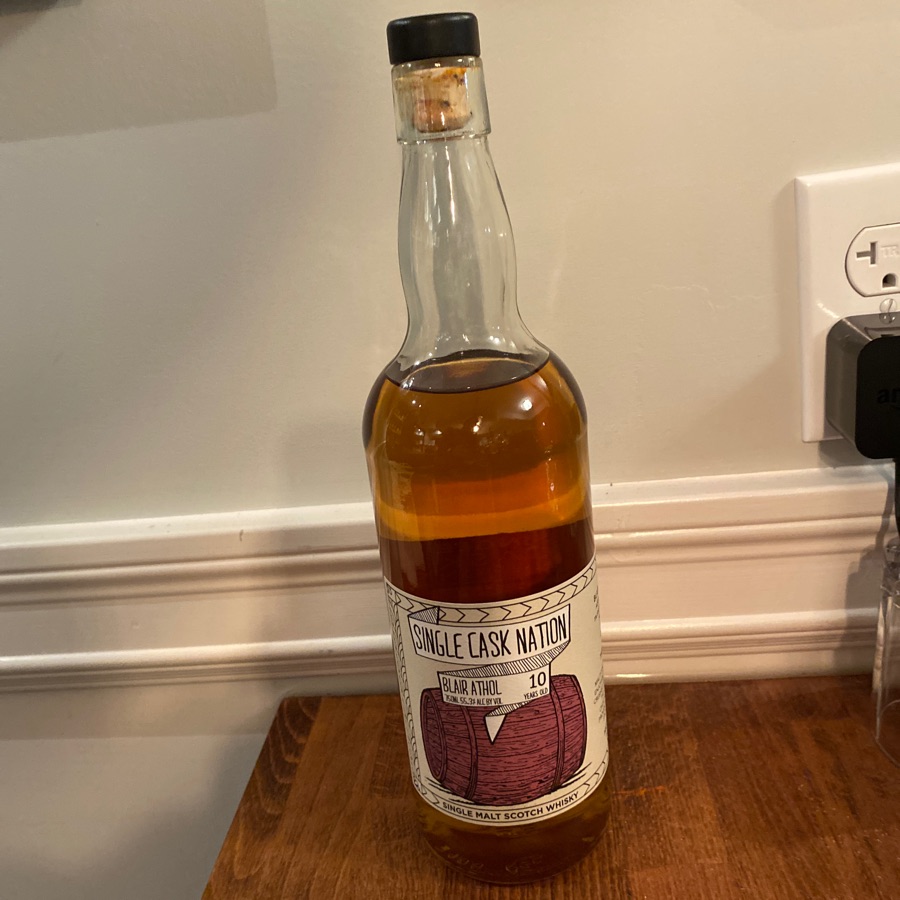 Blair Athol 10 Year - Single Cask Nation