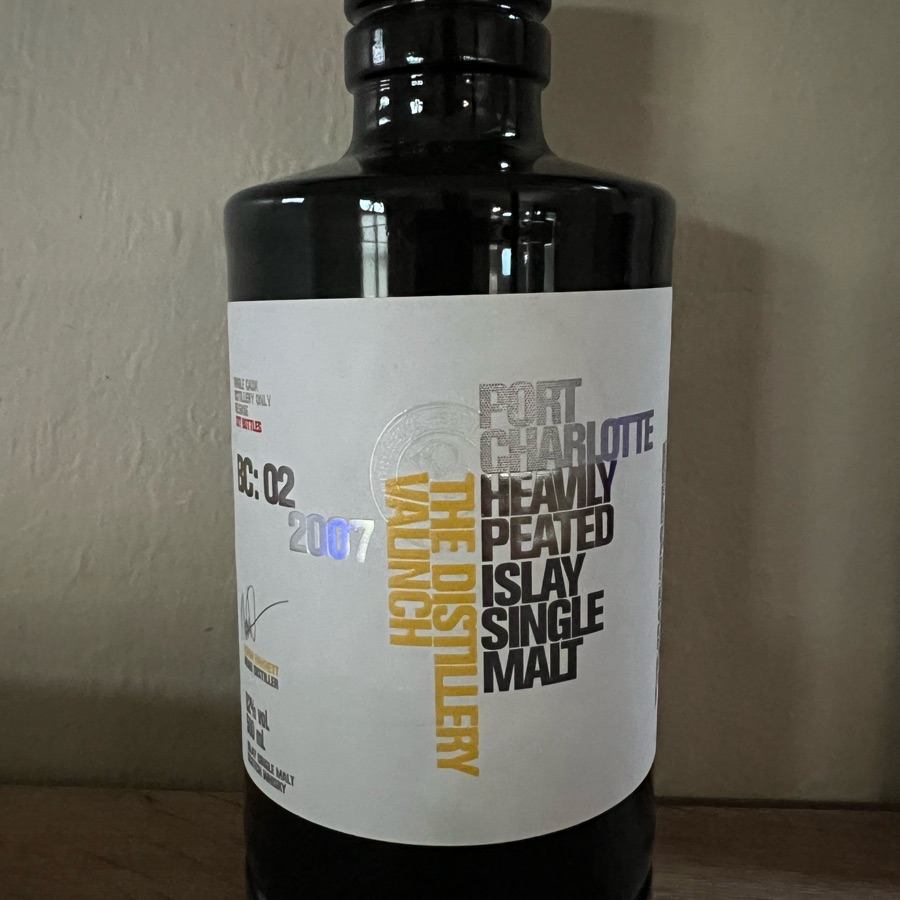 Port Charlotte Heavily Peated Islay Single Malt The Valinch Distillery BC:02 2007