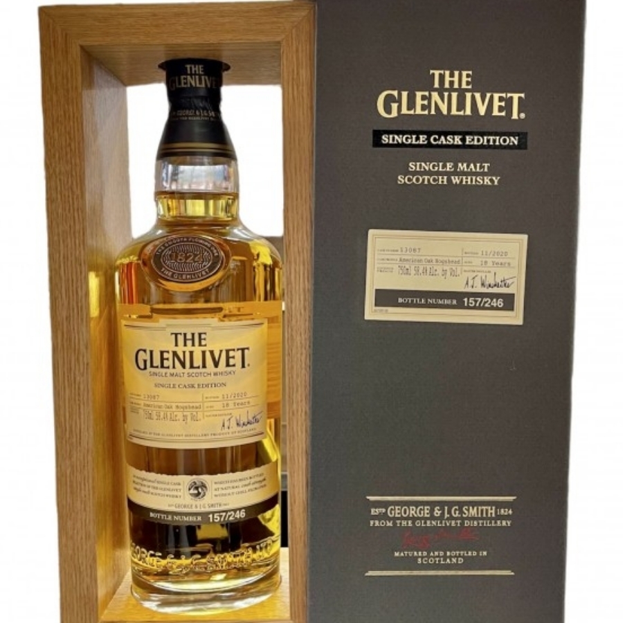 Glenlivet Single Cask Edition - American Oak Hogshead - 18 Year