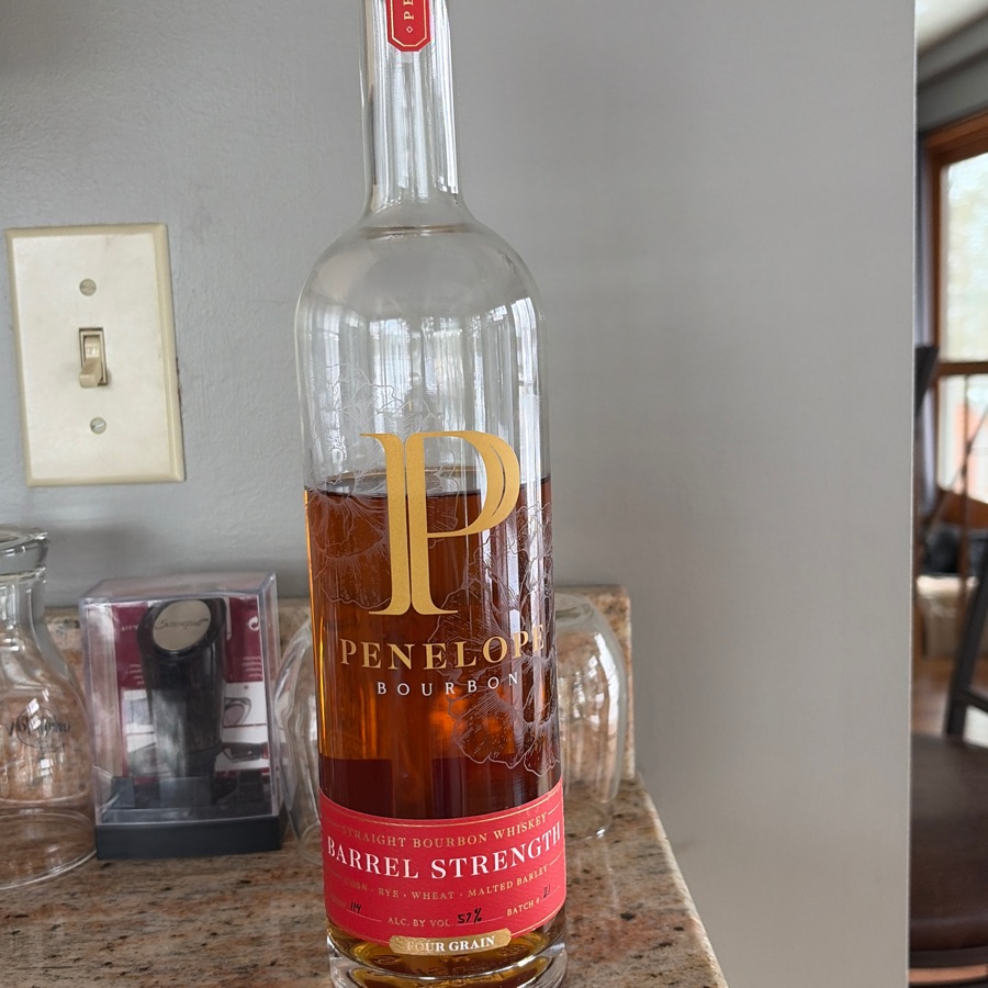 Penelope Barrel Strength (Batch 21) Bourbon
 Four Grain