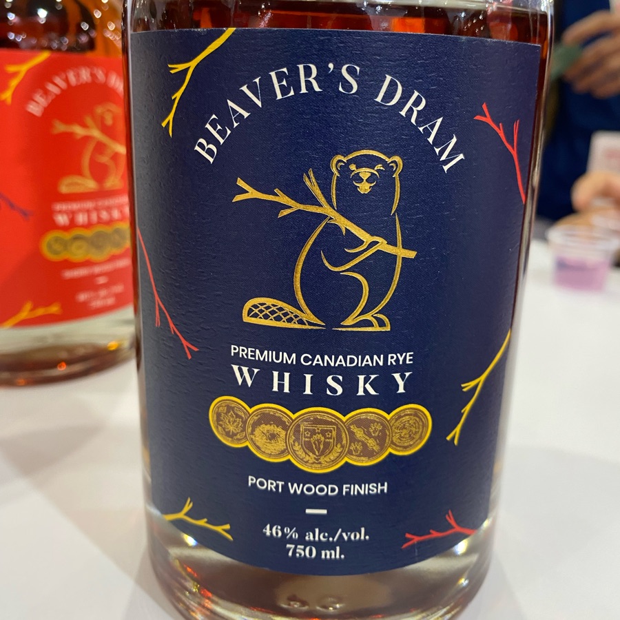 Beaver's Dram Rye Whisky Port Wood Finish