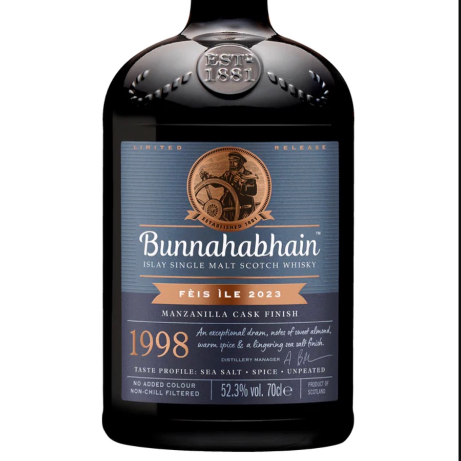 Bunnahabhain 1998 Manzanilla Cask Finish (Fèis Ile 2023)