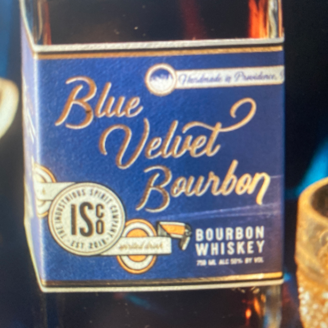 Blue velvet bourbon