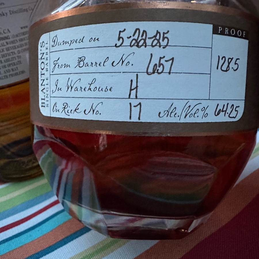 Blanton's Straight From the Barrel #657