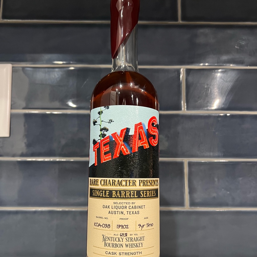Rare Character Single Barrel Series Selected by Oak Liquor Cabinet KOA-038