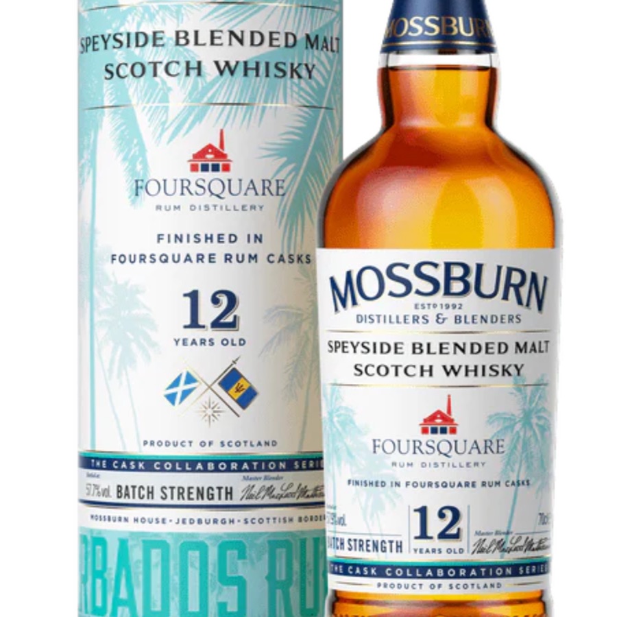 Mossburn 12 Year Speyside Blended Malt Foursquare Rum Finish
