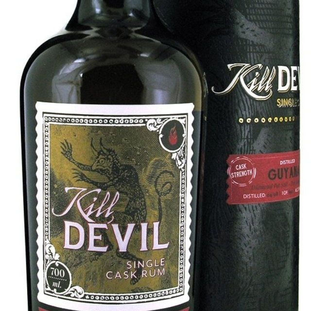 Diamond (Pot Still) 2008 11 Year Cask Strength Guyana Rum Port Ellen Cask Finish - Kill Devil (Hunter Laing)