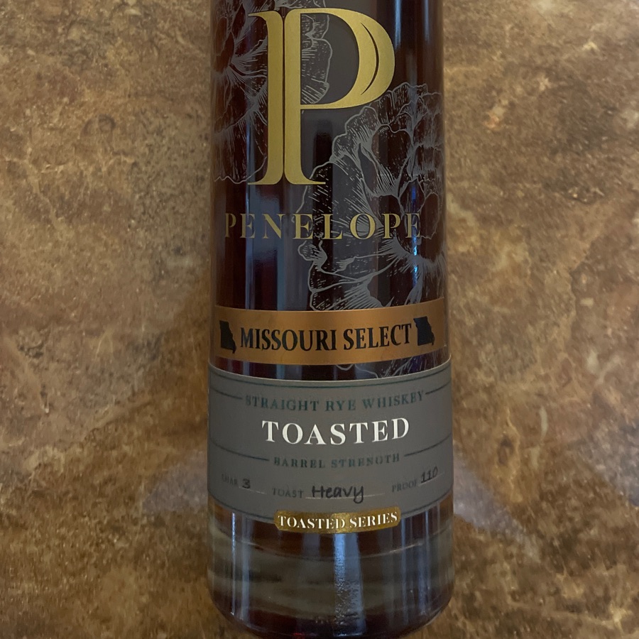 Penelope Straight Rye Whiskey Toasted Barrel Strength - Missouri Select