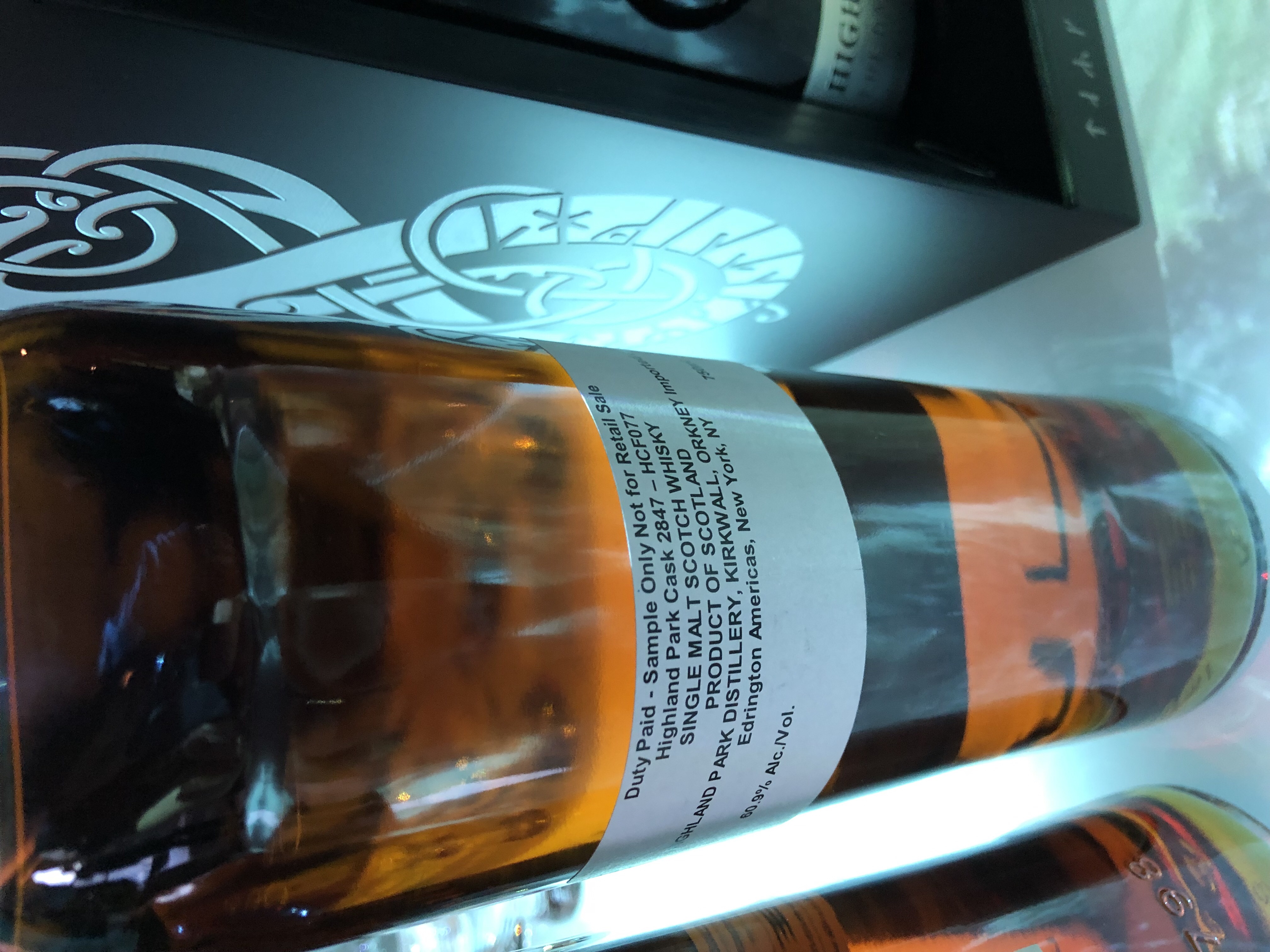 Highland Park Unreleased Refill Sherry Cask 2847