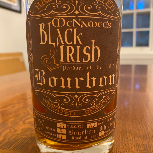 McNamee's Black Irish Bourbon