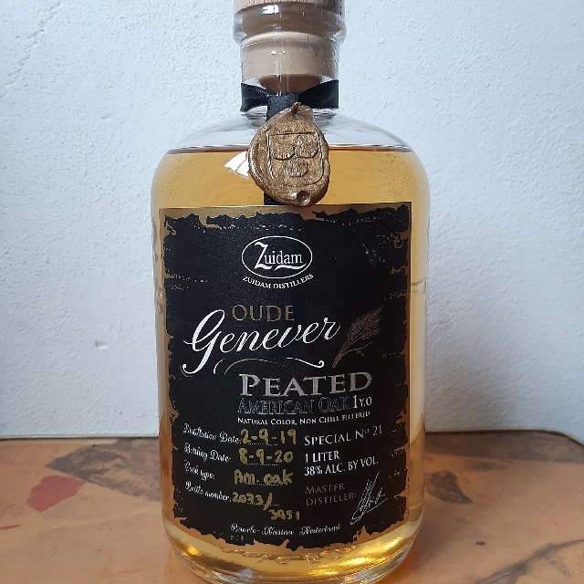 Zuidam Special No. 21 Oude Genever Peated American Oak 1 Year