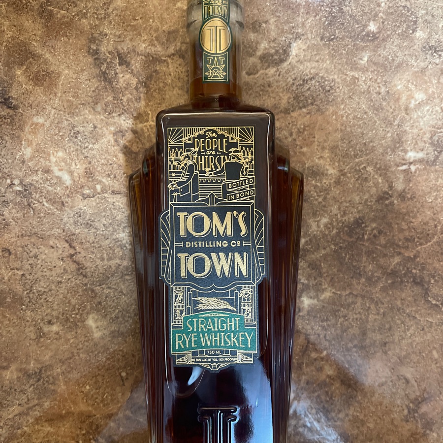 Tom's Town Bottled in Bond Straight Rye Whiskey