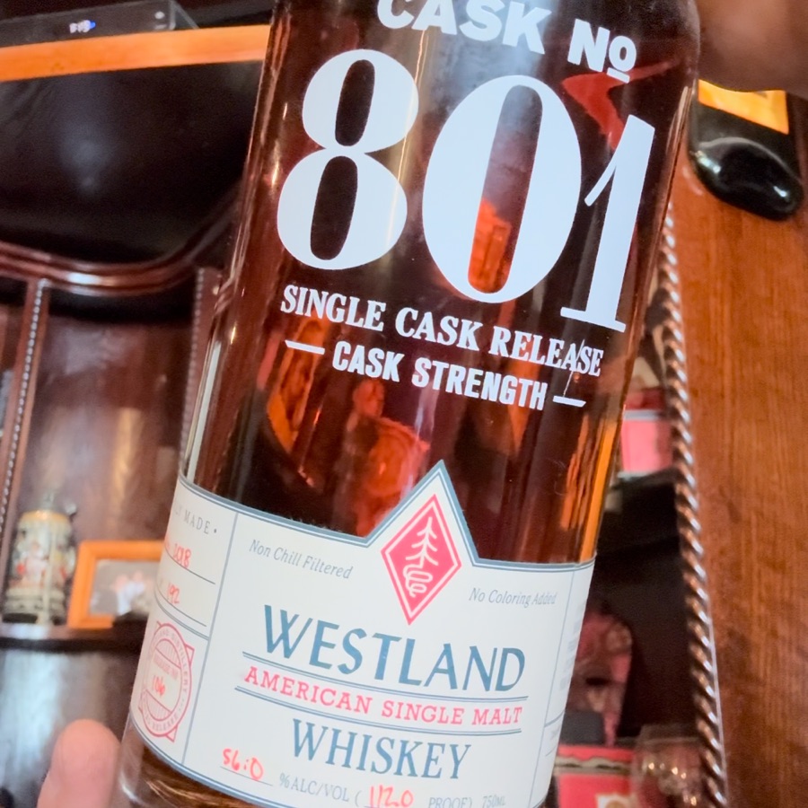 Westland Cask No. 801