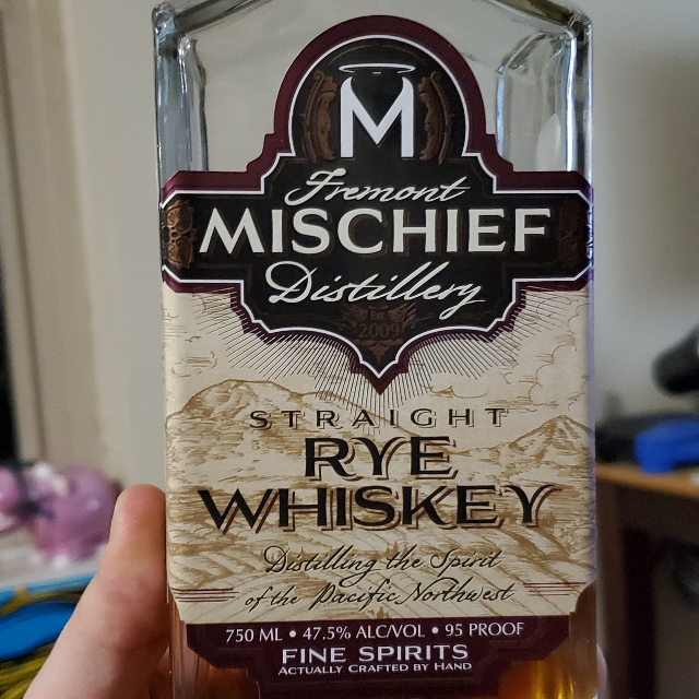 Mischief Straight Rye Whiskey