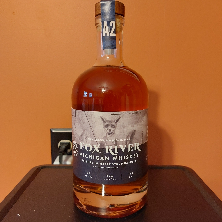 Fox River Michigan Whiskey Finished in Maple Syrup Barrels