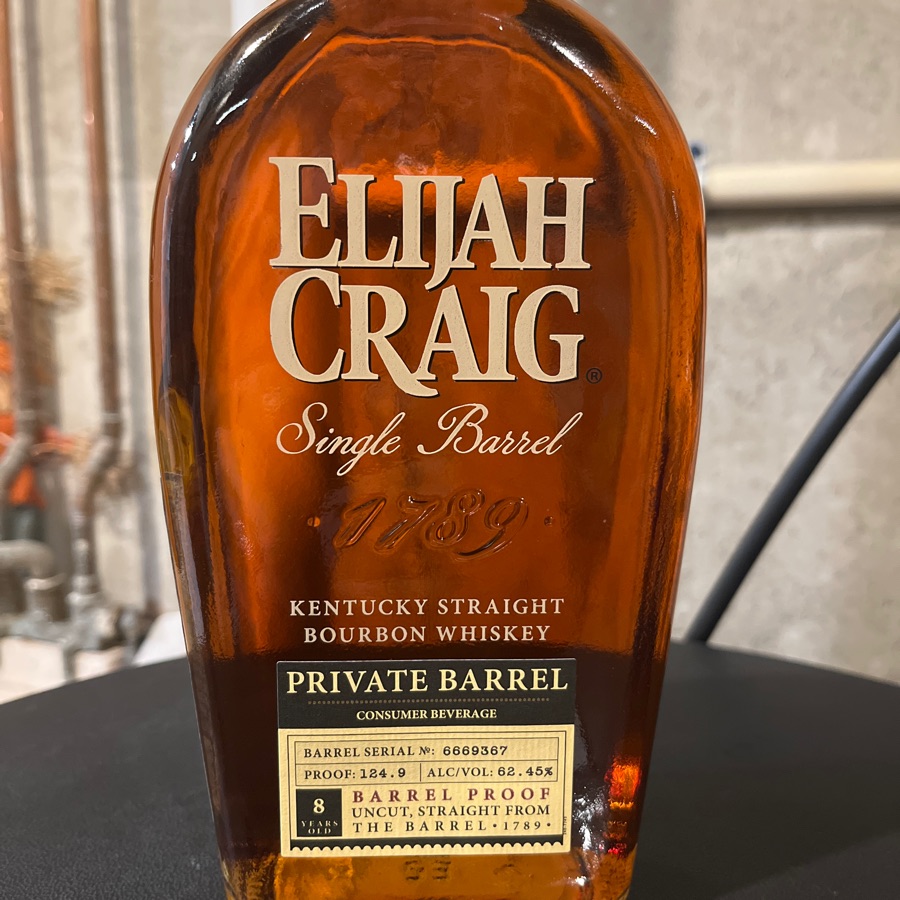 Elijah Craig Private Barrel Consumer Beverage