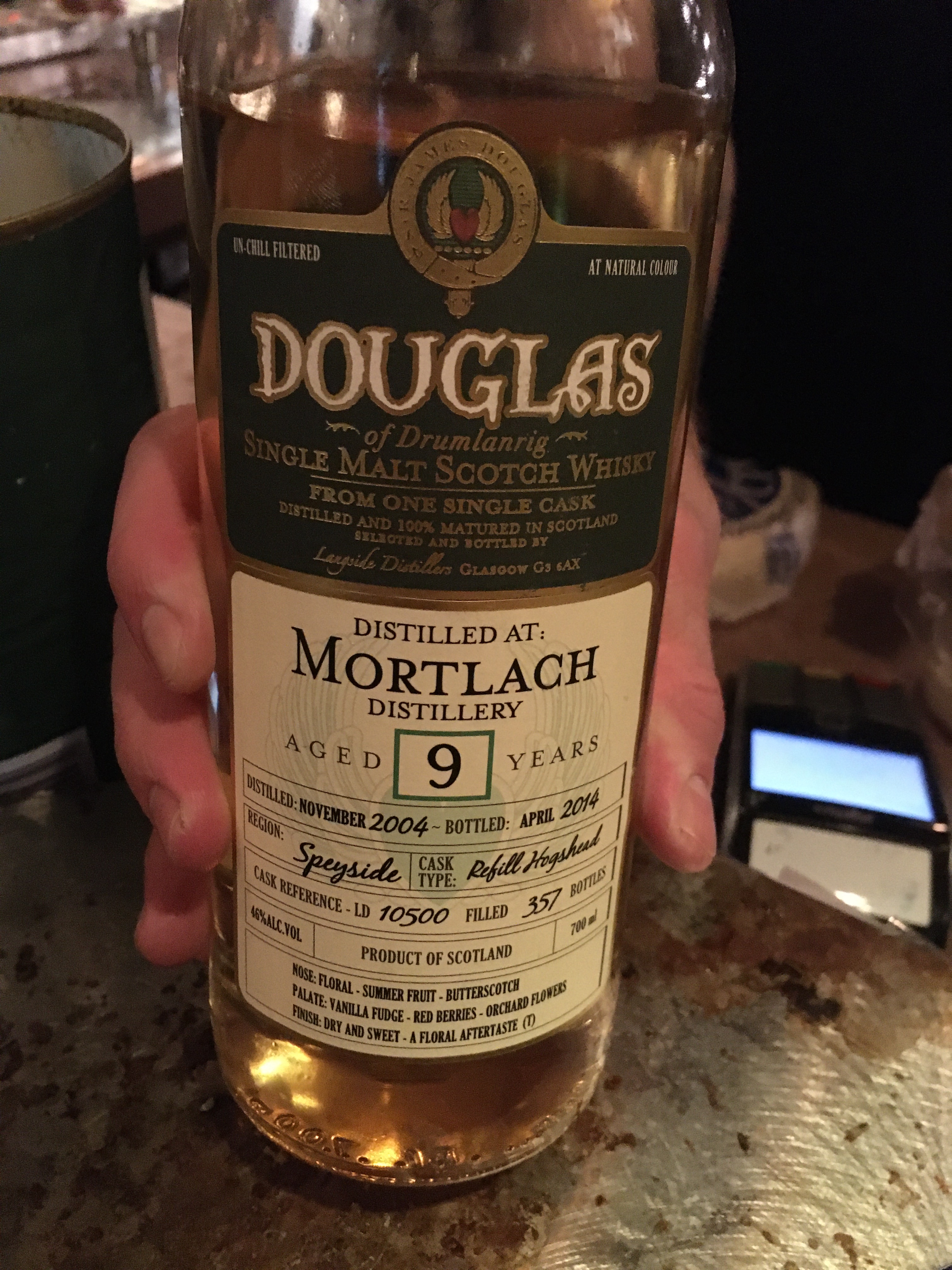 Mortlach Douglas of Drumlanrig 2004 9 years