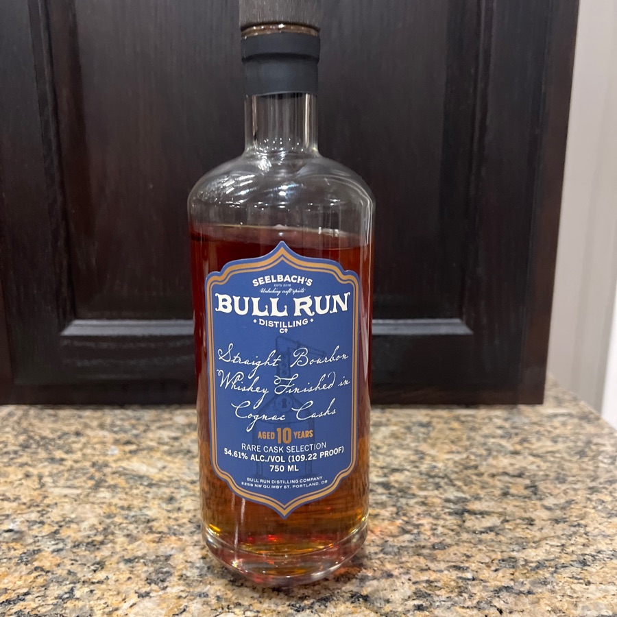Bull Run Straight Bourbon Whiskey 10 Year