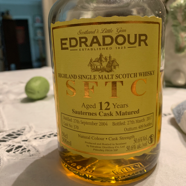 Edradour SFTC Sauternes Cask Matured