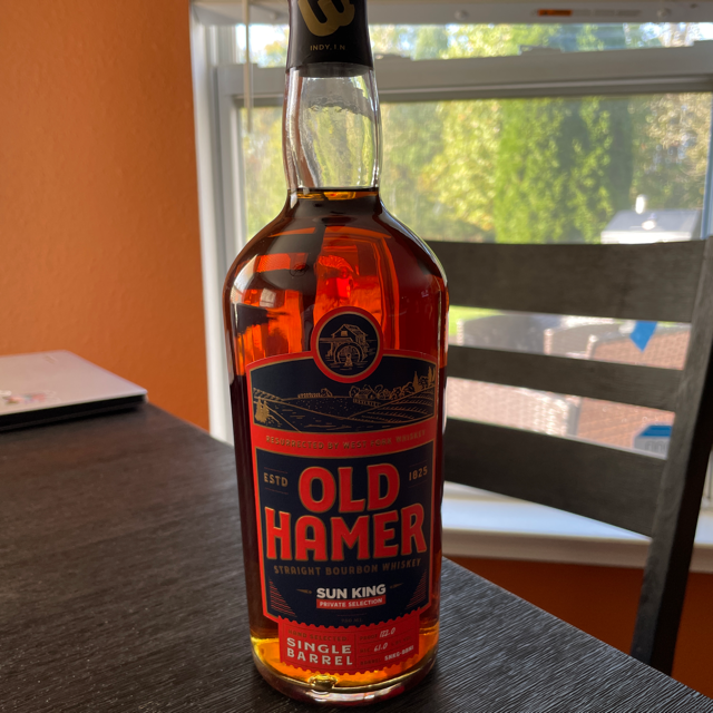 Old Hamer Single Barrel Sun King Private Selection
