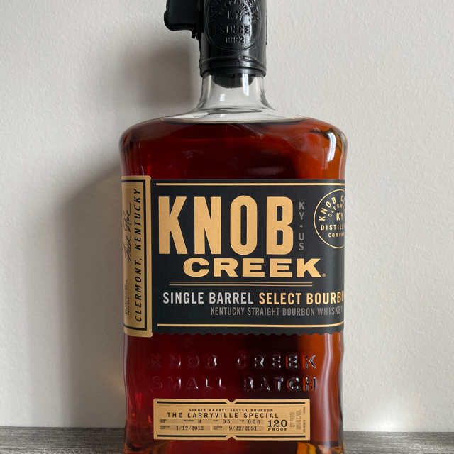 Knob Creek Single Barrel Select Bourbon (The Larryville Special)