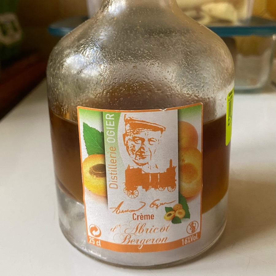 Crème d'abricot bergeron Ogier