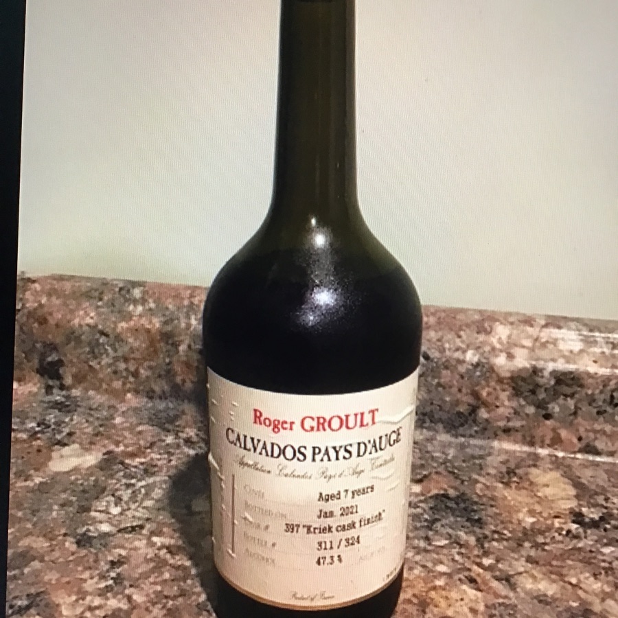 Roger Groult Calvados Pays d'Auge Kriek Cask Finish Single Cask