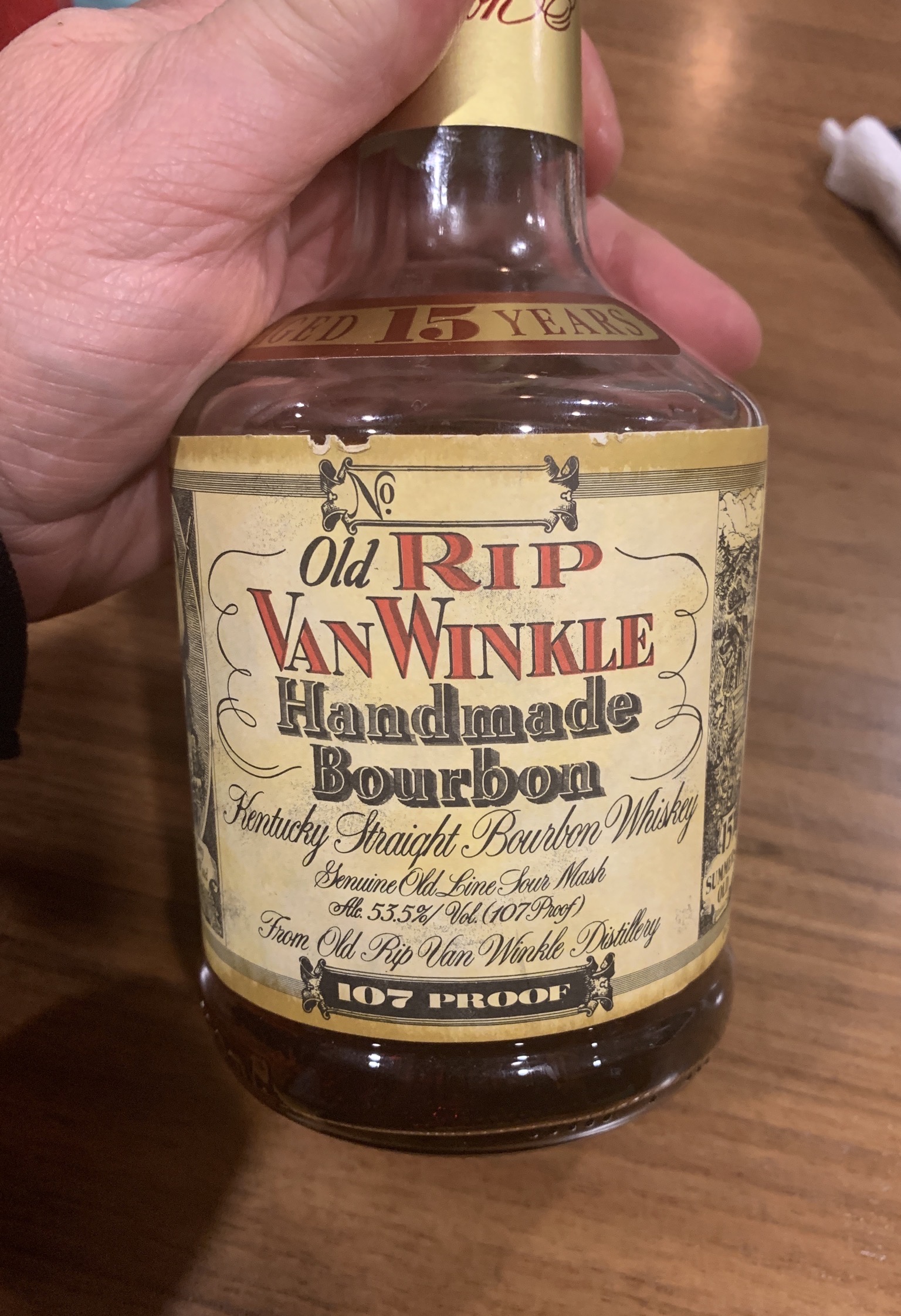 Old Rip Van Winkle 15 year