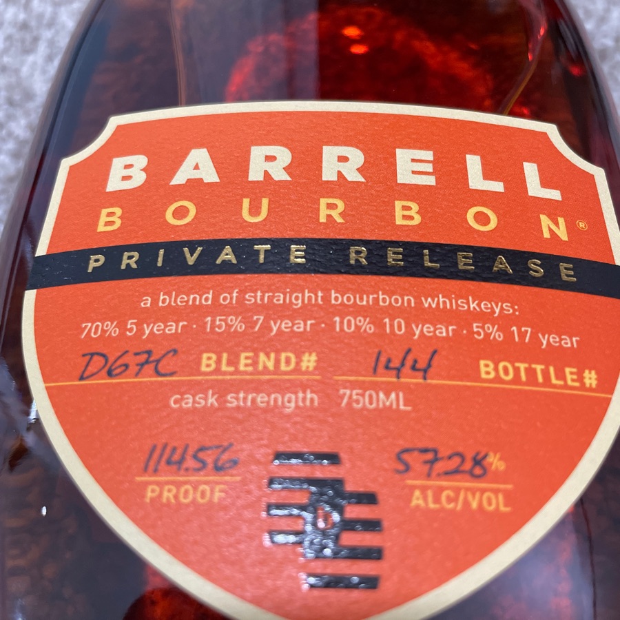 Barrell Bourbon D67C