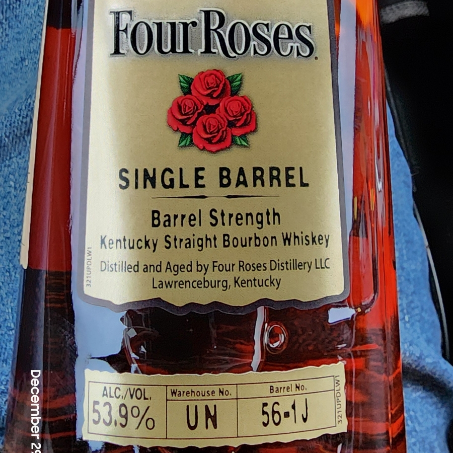 Four Roses Private Selection Single Barrel 2023, Barrel Strength (OESQ) ~ Kroger, MI
