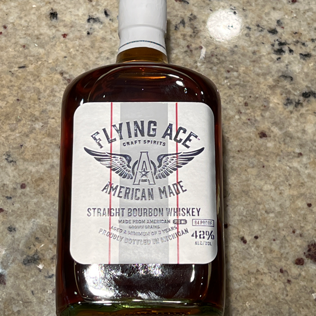 Flying Ace American Made Straight Bourbon Whiskey