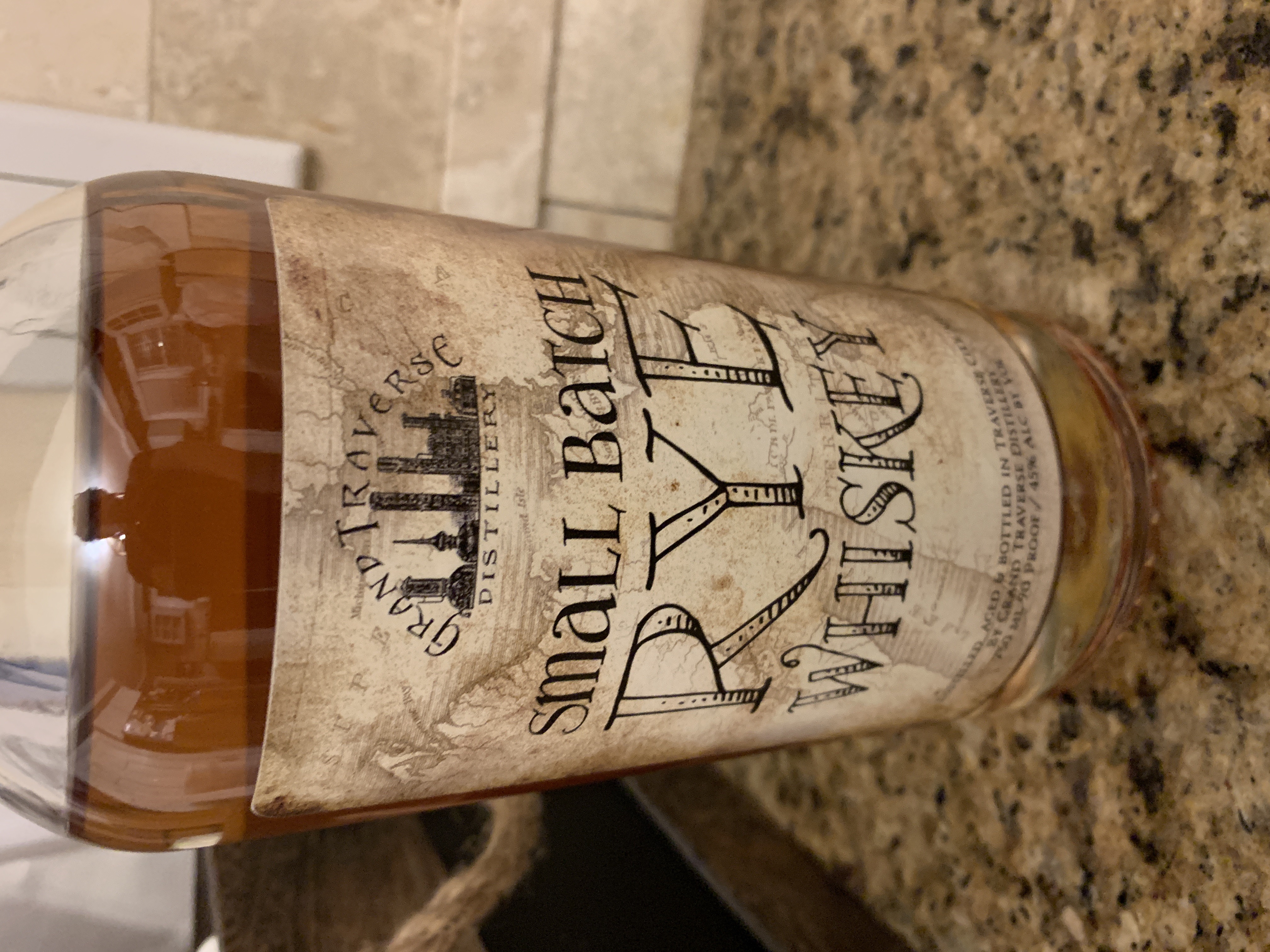Grand Traverse Small Batch Rye Whiskey