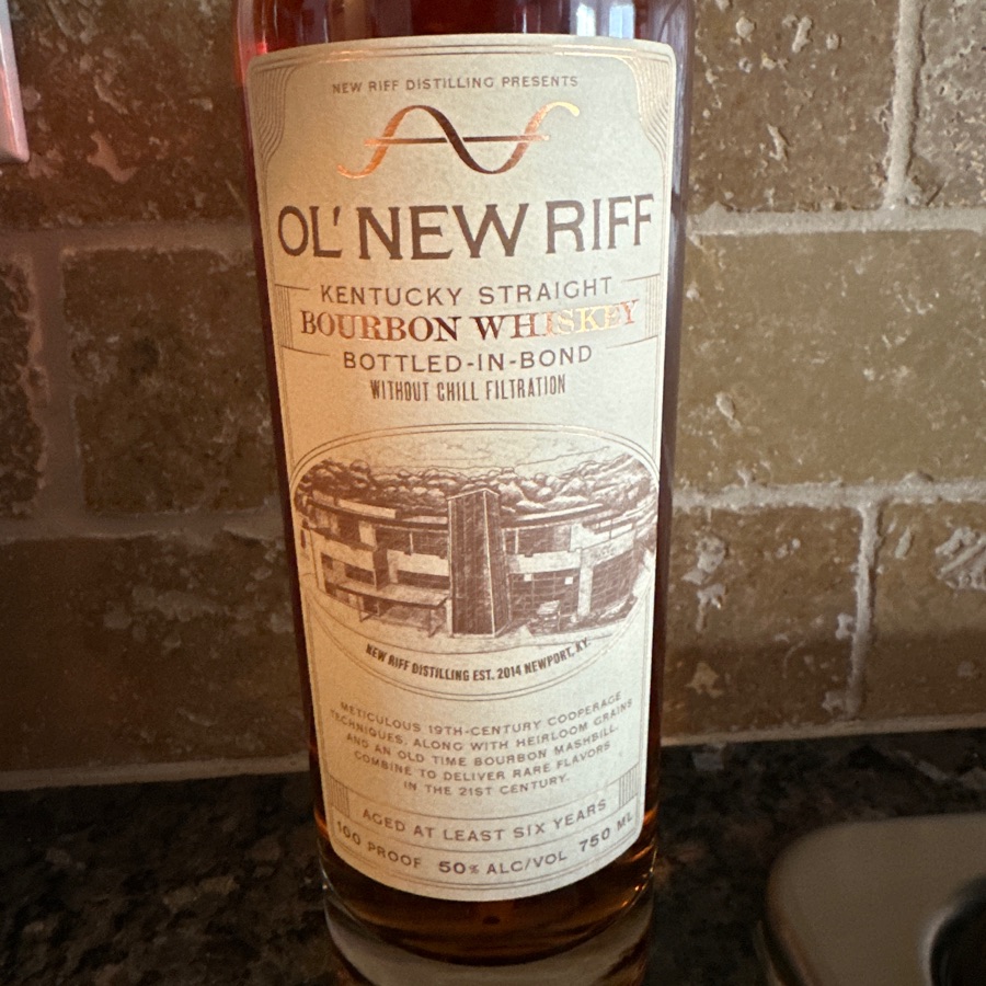 Ol' New Riff Bourbon Whiskey