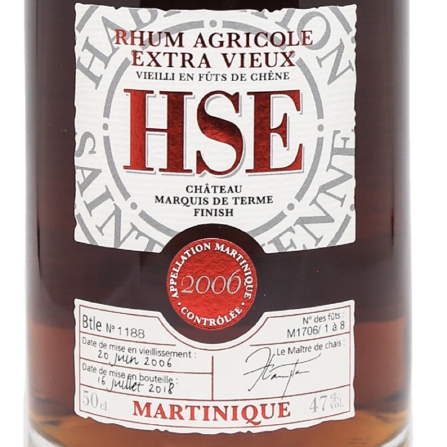 HSE Château Marquis De Terme Finish 2006