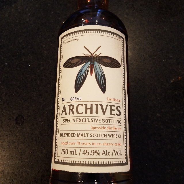 Archives Spec's Exclusive Bottling Blended Malt