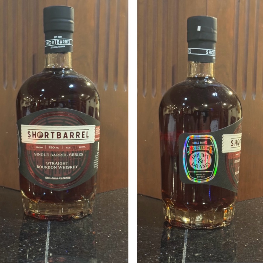 Short Barrel Straight Bourbon Whiskey (Drums & Drams Barrel D2-003)
