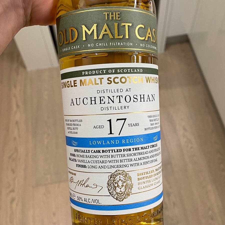 Hunter Laing & Co. The Old Malt Cask Auchentoshan 17 Years