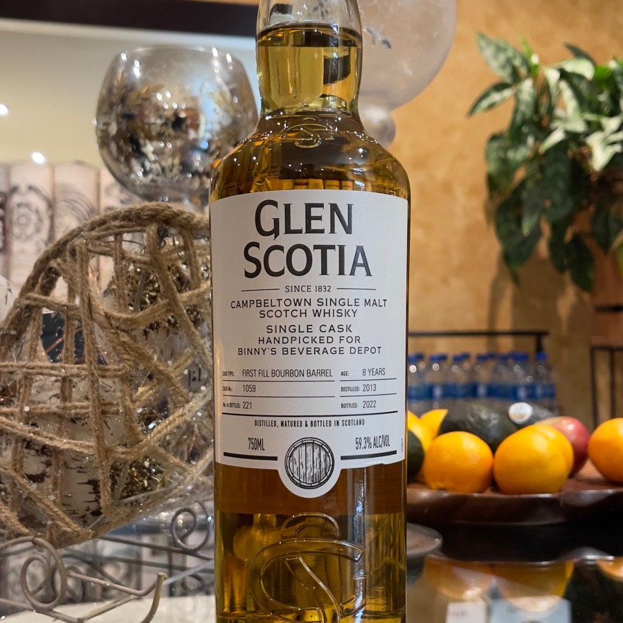 GLEN SCOTIA SINGLE CASK HANDPICKED FOR BINNY'S DEPOT